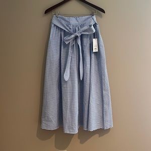 NWT Vineyard Vines x Target Blue and White Striped Skirt